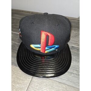 VERY RARE  Playstation New Era 59Fifty Fitted Cap Glossy Brim Size 7 1/2